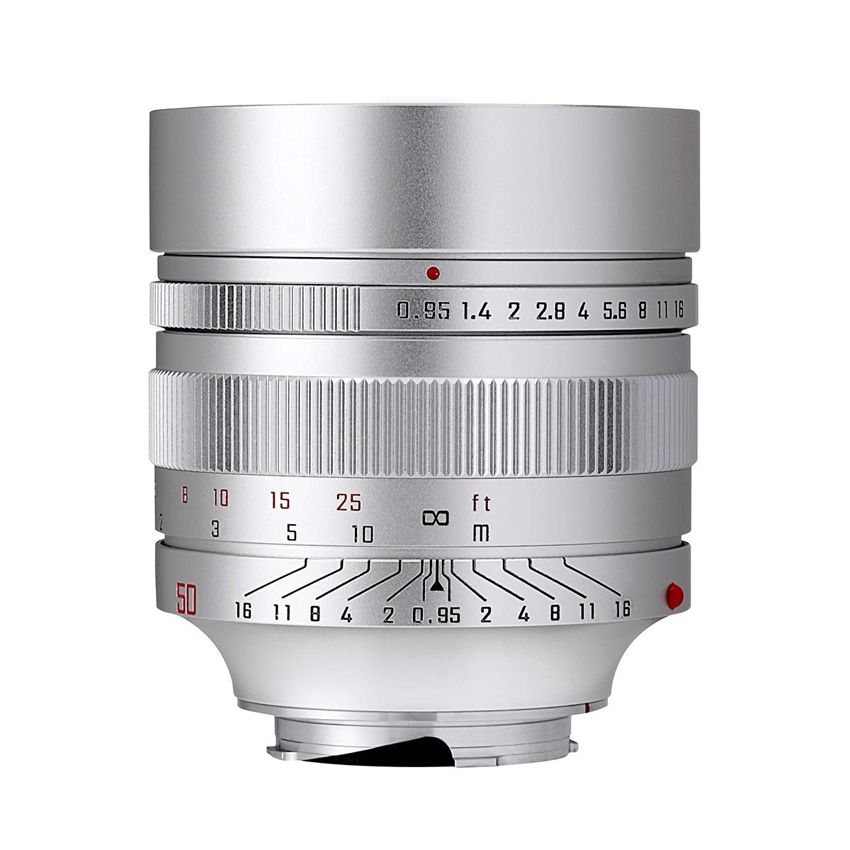 

Zhongyi Optics Speedmaster 50mm for Leica Silver F0.95 M,