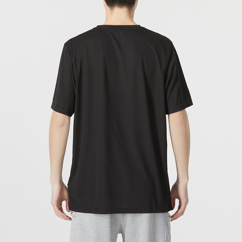 Puma American Retro Solid Color Logo Print Round Neck Loose Short Sleeve T-Shirt With Dropped Shoulders Men Tops Black 520759-01