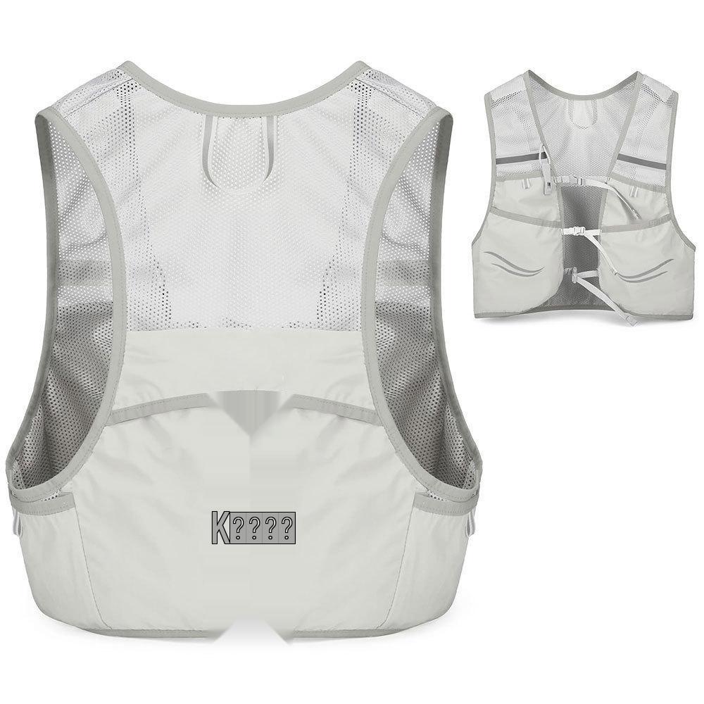 

Reflective Lightweight Outdoor Sports Vest with Multi-Pocket Storage for Night Running Under 20L сірий колір