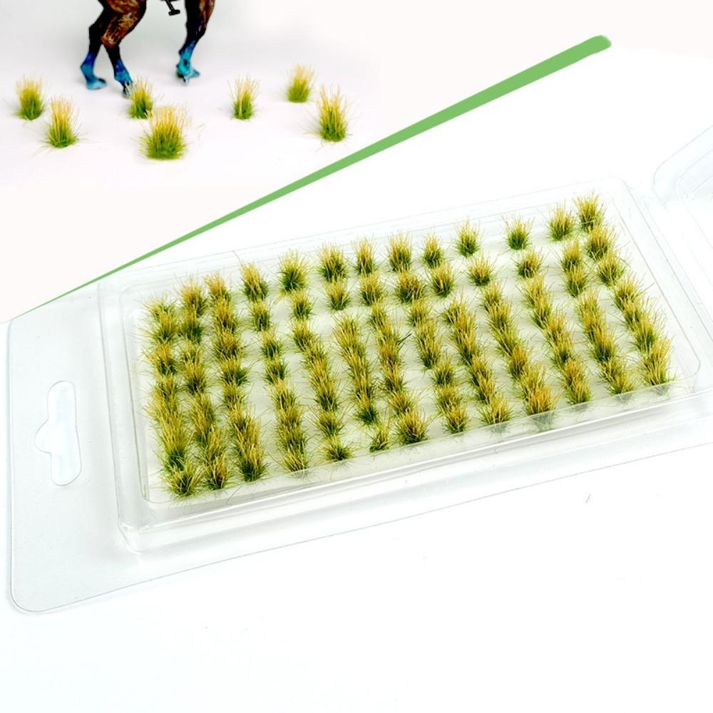 Miniature Shrubs Miniature Grass Cluster Terrain Model Kit Static Grass Tuft  Farmland House