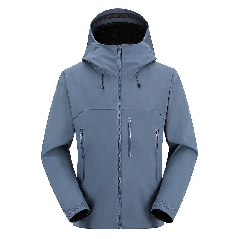 Unisex Windproof Waterproof Softshell Jacket for Hiking and Camping