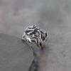 1Pcs Retro ring, punk style, adjustable ring, men's and women's finger jewelry accessory
