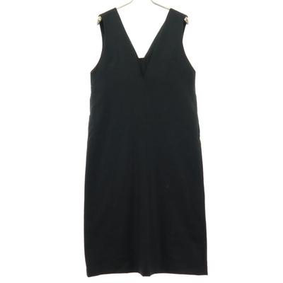 Made In Japan No Sleeve Knee-length Dress S Black Women Used