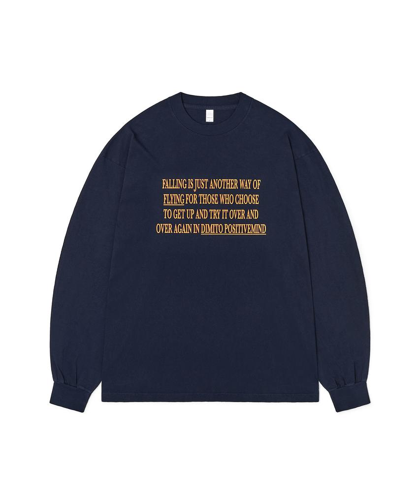 DIMITO Dmt Flow Lsv Gd 6.5Oz Tee Navy