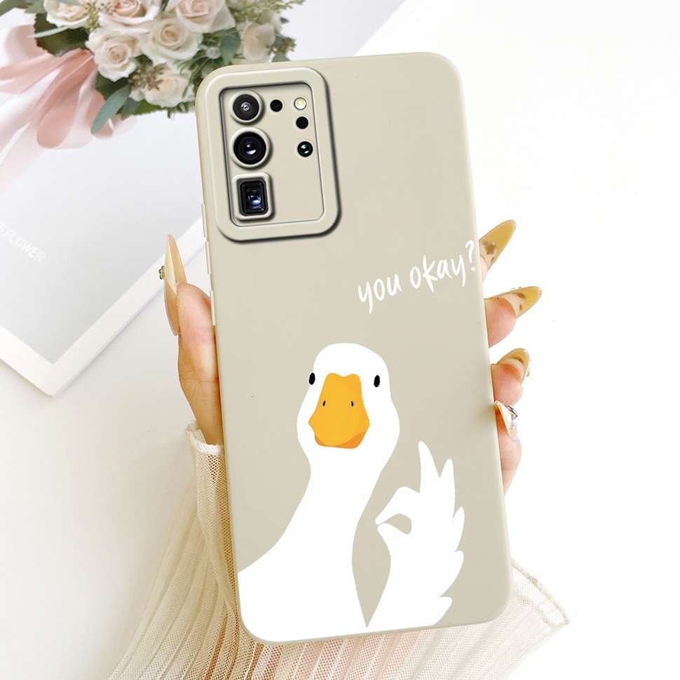 For Samsung Galaxy S20 Ultra Case Fashion Cartoon Rabbit Silicone Back Cover For Samsung S20 Ultra 4G 5G Bumper Phone Cases