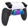 eXtremeRate Metal Version Chameleon RISE4 V3 Back Remap Kit with Rubber Grip for PS5 Controller Upgrade Board Black Back Shell with Rubber Grip 4