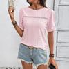 Women's Fashionable Loose,fitting Casual Summer Short,sleeved T,shirt