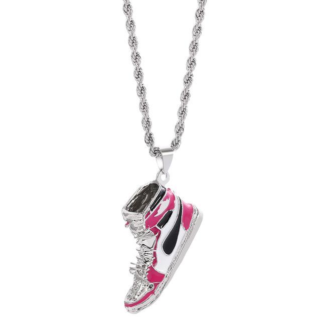 Nehzy 925 Sterling Silver New Woman Fashion Jewelry High Quality Crystal Zircon Heart Pendant Necklace Length 45cm