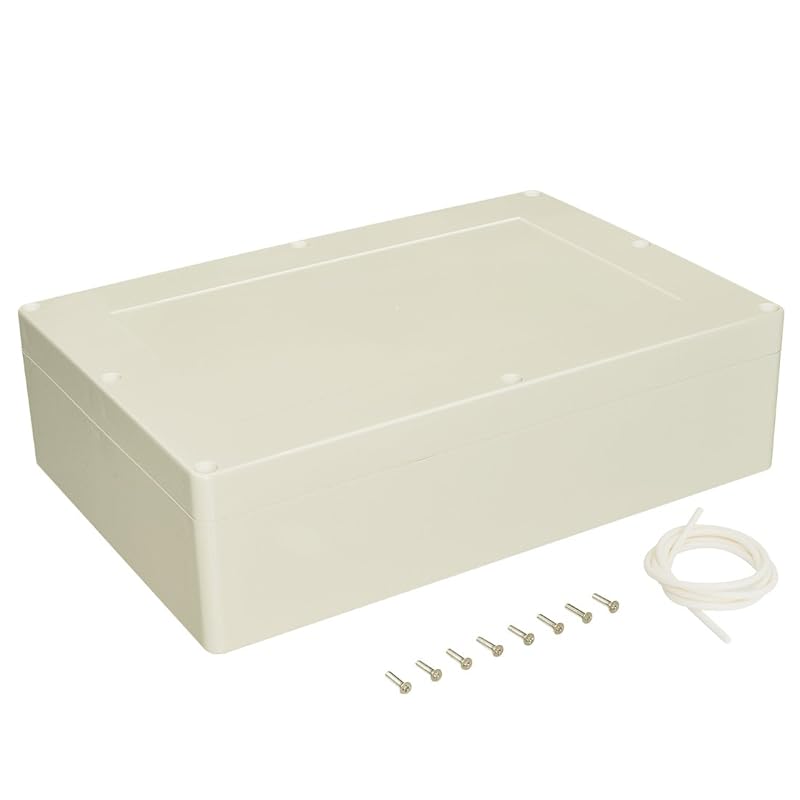 LeMotech Waterproof Dustproof IP65 ABS Plastic Junction Box Universal Electric Project Enclosure Pale Gray 3.3 X 2.3 X 1.3 Inch (83 X 58 X 33 Mm)