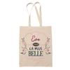 Tote Bag - PLANETEE - Eve the Most Beautiful - Jute - Printed In France - Reusable, Sturdy Handles