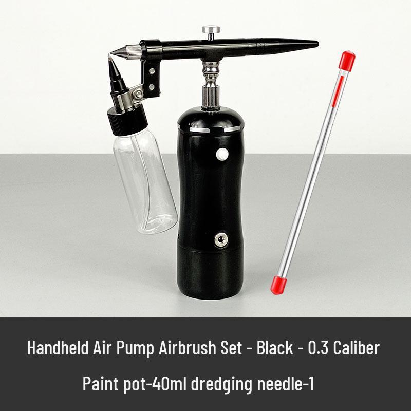 Gundam Action Figure Airbrush Set: Turtle Pump Marker Sprayer 0.3/0.5/0.8mm Caliber.
