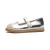 One Strap Mary Jane Shoes Shallow Mouth Small Fragrance Style Fisherman Shoes Women French Inner Higher Single Shoes