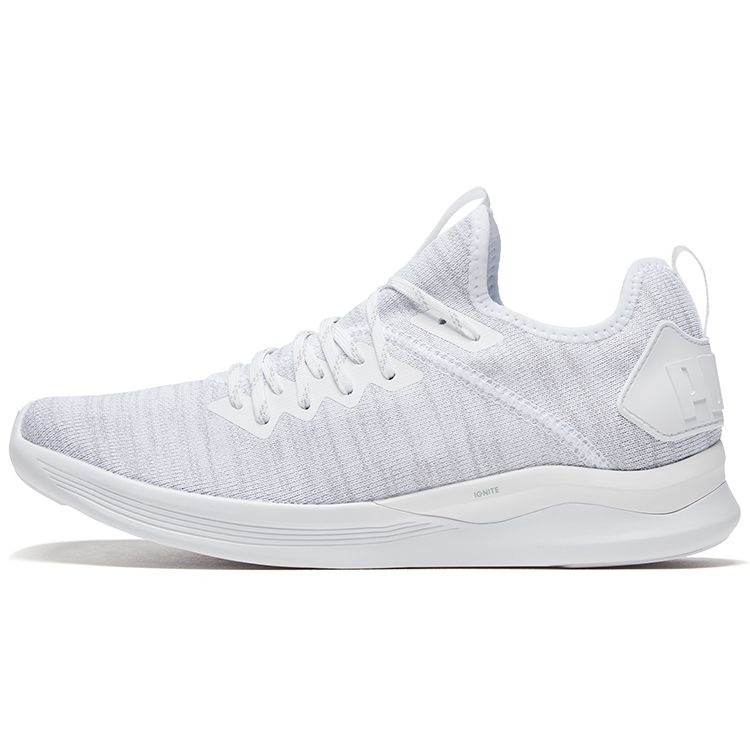 Puma Ignite Flash Evoknit Fabric Sports Comfort Low Top Lifestyle Shoes Men Sneakers White 190508-03