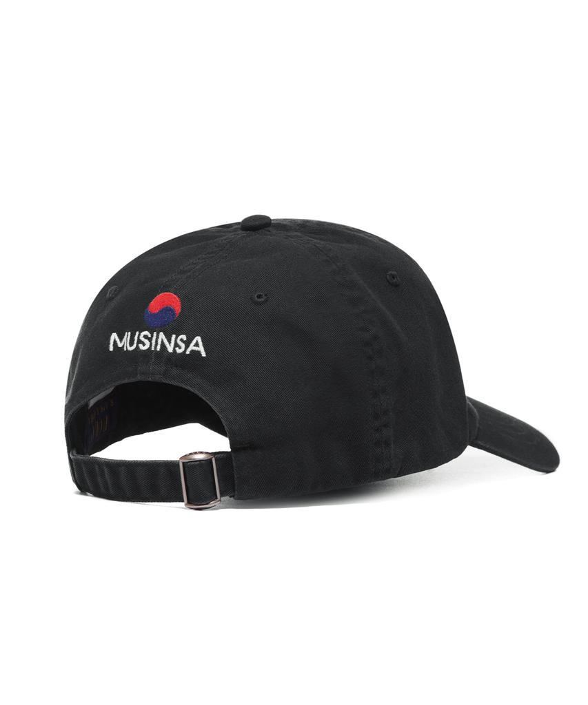 Gorra de Béisbol Chino de Algodón POLO RALPH LAUREN Edición Musinsa - Negro