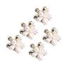 10Pcs Pearl Hair Clips Hairs Claw Flower Clip with Beads Fashion Hairpin Metal Decorative Accessories Women Wedding