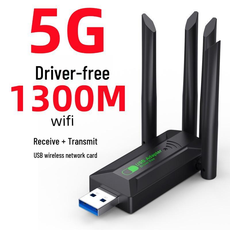 Treiberfreier Dualband-5G-USB-WLAN-Adapter für Desktop und Laptop