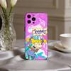 R-Rugrat-T C-Chuckie A-Angelica Phone Case For iPhone 17pro,16,15,14,13,12,11 Plus,Pro Max,XS,Soft Silicone Black Cover