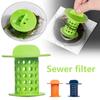 Badrumsavlopp Hårfångare Badpropp Plugg Handfat Sil Filter Avlopp Mudder Badrumstillbehör