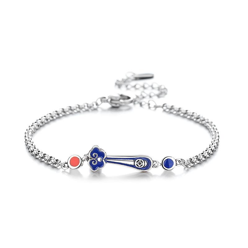 

Ретро 7 Эмалевый Цвет Тикающее Мастерство Браслет Сянъюнь Жуйи Новый Китайский Национальный Стиль Высокий Уровень Показ Ювелирные Изделия