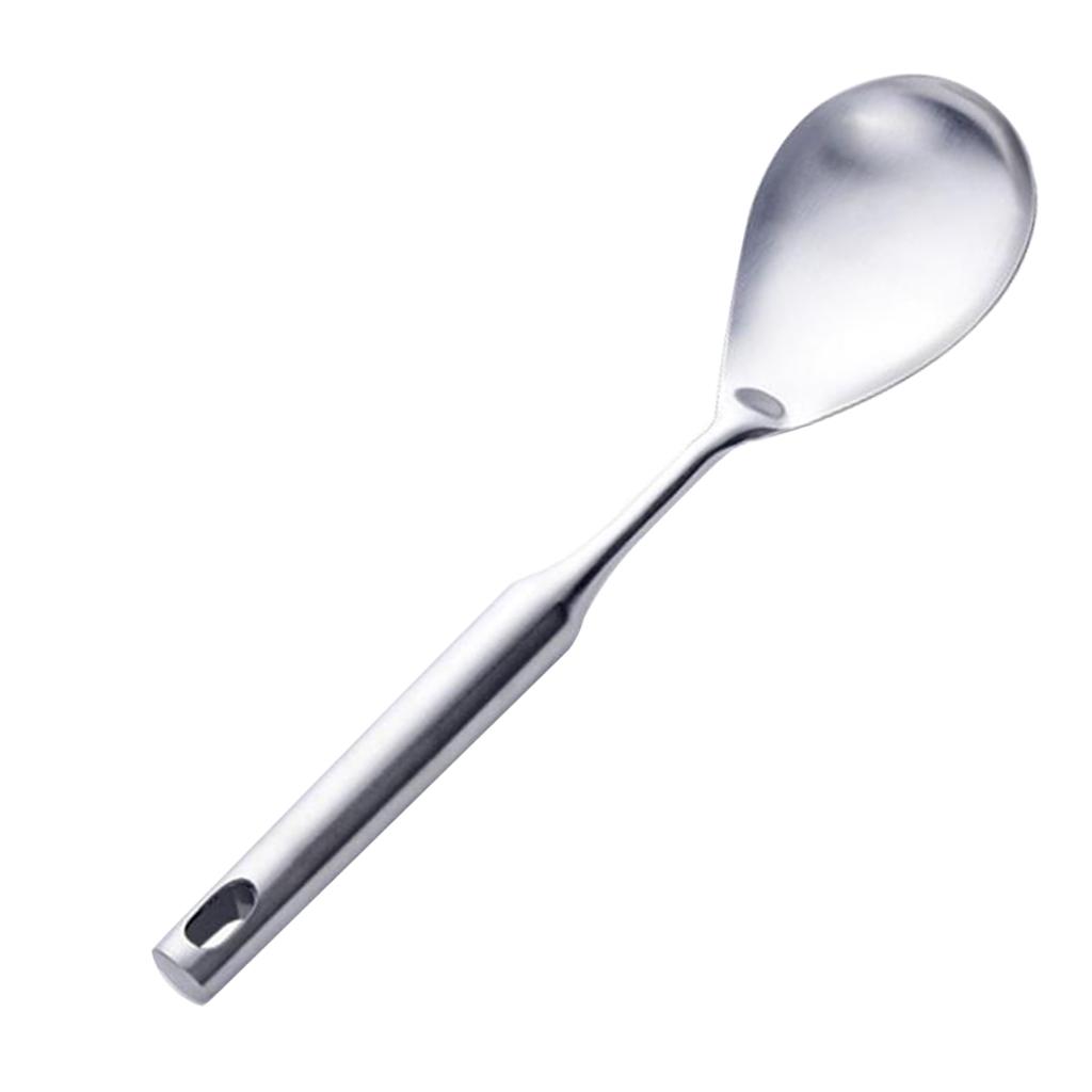 Stainless Steel Cooking Spatula Kitchen Utensils Pastry Turner Soup Spoon E