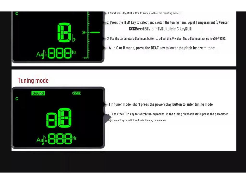 Little Angel WMT248 Universal Electronic Metronome for Piano, Saxophone, Violin, Guitar, and Drums