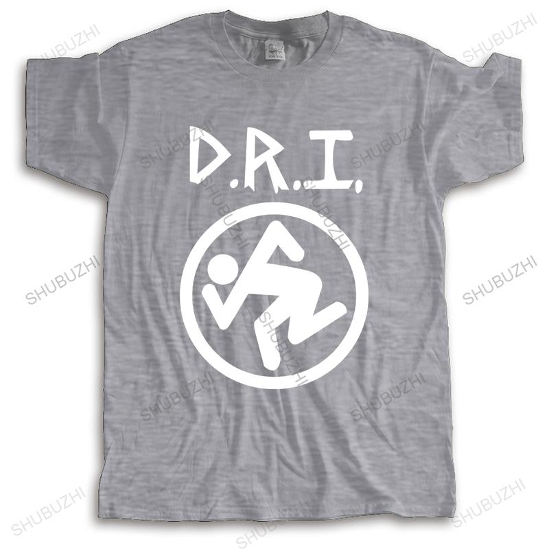 Neue Mode Marke T-Shirt Schwarze Oberteile für Herren D.R.I. Dirty Rotten Imbeciles Skanker Shirt S-XXL Thrash Metal Offizielles T-Shirt