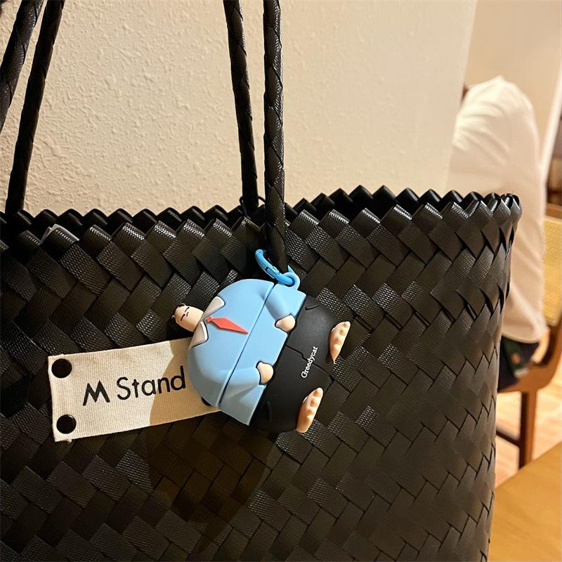 Funny Suit Man Shockproof Protective Earphone Silicone Cover For Airpods Pro 2 Case/Airpods Pro/Airpods 1/2/3 Case Funda Boys