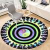 1pc Yin Yang Mandala Carpet for Office Non-Slip, Round Carpet, Soft & Comfortable, Carpet for Office, Lightweight Round Floor Mat yy251226078