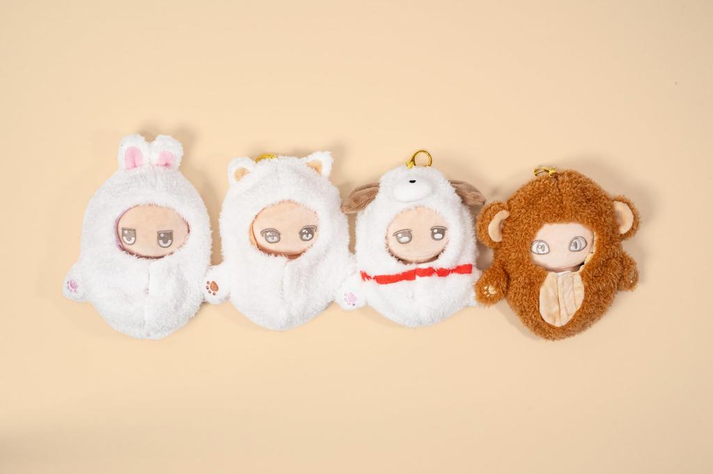 Tsunagurumin (White Rabbit) OTGS-RB-WH Oshikatsu Oshi Plush Toy Plush Toy Clothing Kigurumi