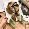 70cm Silk Square Scarf Women Luxury Floral Print Kerchief Soft Satin Hairband Hand Bag Ribbon Foulard Hijab Neckerchief Headband