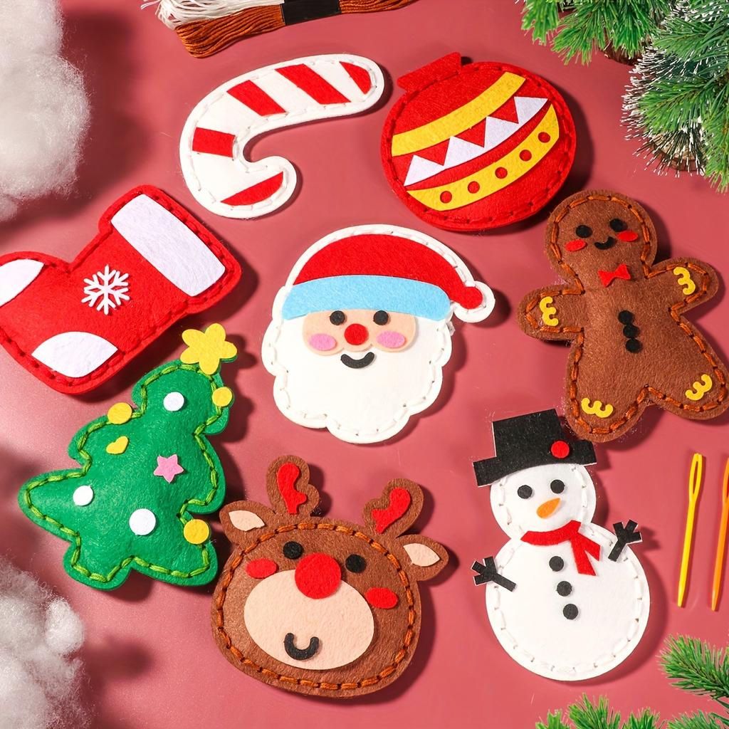 Christmas DIY Sewing Kit for Handcraft Fun Christmas Edition Main Picture Pattern Suitable for Christmas Tree Decoratio