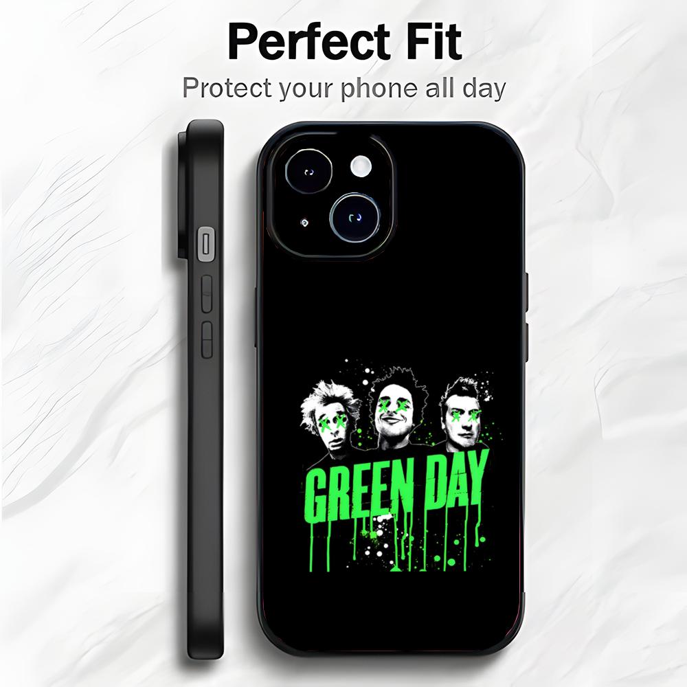 Punk Classic American Band G-Green Day Phone Case Phone Case Soft Packaging Lightweight For iPhone17 16 15 14 13ProMax
