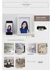 7-Zoll Minimalistisches Modernes Neun-Gitter Wand-Fotorahmen-Set – Stanzfreie Wohnzimmerdekoration