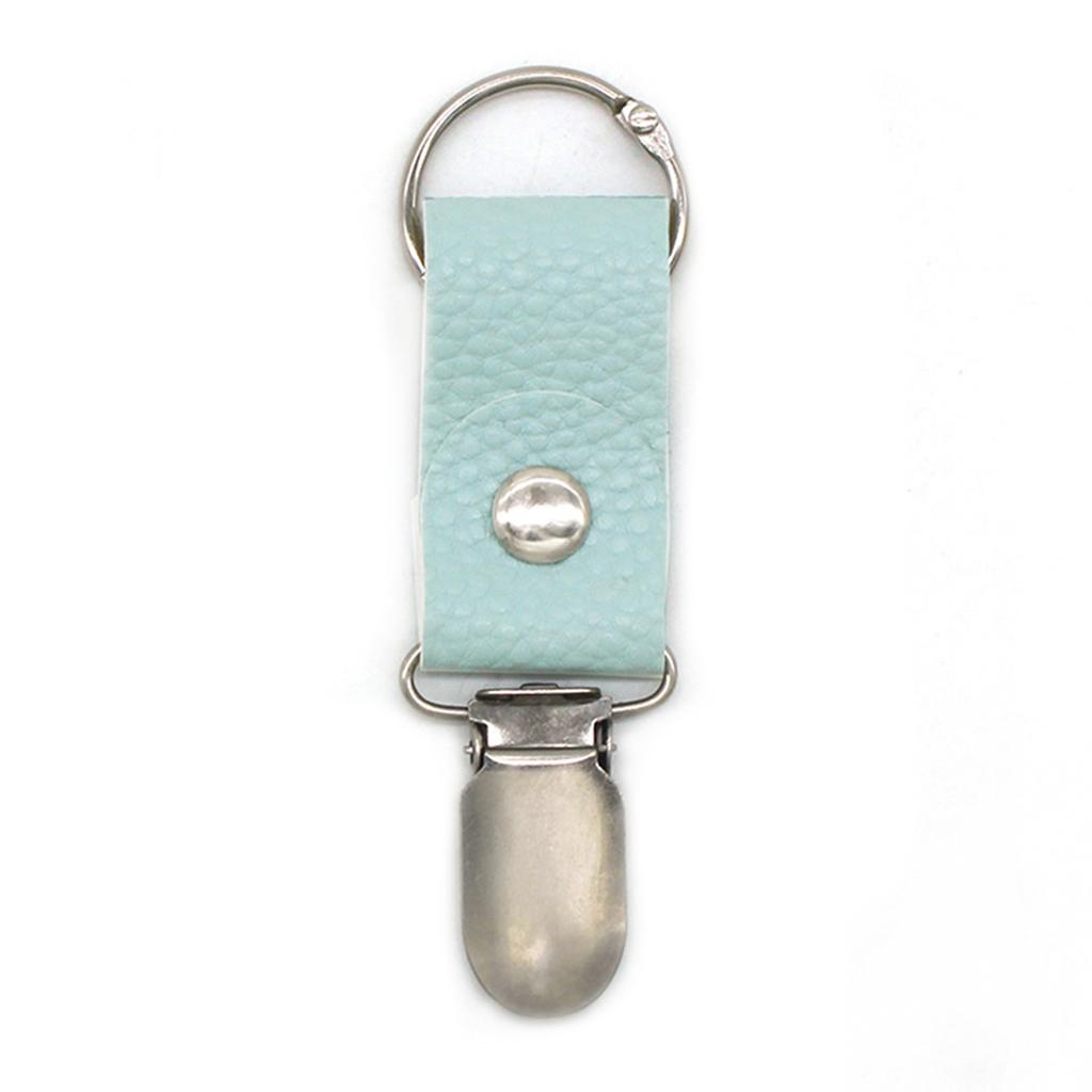 Clip Portacappello Da Viaggio In Pelle PU, Multifunzione Per Borse E Bagagli, Ferma Cappelli E Guanti, Colore Nero E Blu (2 Pezzi). - 2