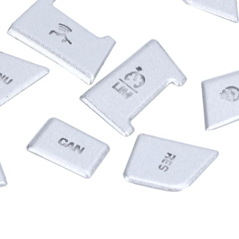 10PCS/Set Steering Wheel Button Trim Cover Replacement for Land Rover Discovery Sport 2015‑