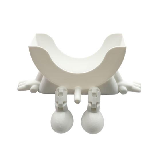 

3D Printed Sponge Holder with Drainage Bathroom Kitchen Sink Countertop Sponge Stand with Articulated Legs Multifunctional Sponge Organizer Storage