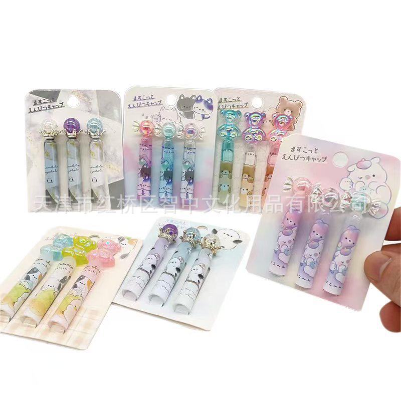 CRUX Japan Chubby Unicorn Bird Pencil Extender Cap - Crystal Princess Design Mini Chubby Bird 127046