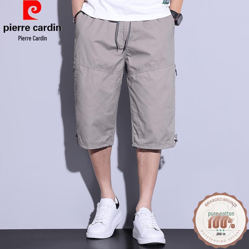 Pierre Cardin Men s Summer Casual Cotton Capri Pants 5XL