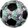 Super Mario4 Soccer Ball Colorful All Ages Machine Stitched PVC Competition Ready Durable High-Bounce.SIZE5