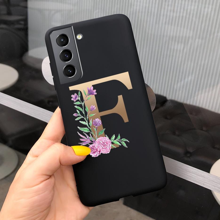 Für Samsung S21 5G Hülle S21 Ultra Plus Niedliche Buchstaben Abdeckung Für Samsung Galaxy S21 Plus 5G S21+ S 21 Ultra Handyhüllen Weiche Fundas