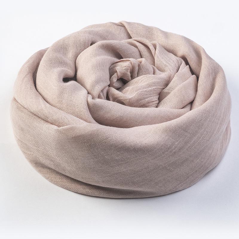 Women's Summer Sun Protection Scarf: Cotton & Linen, Japanese & Korean Style, Medium-Long, Lightweight Shawl
