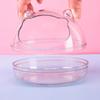 Hamster Sand Bathroom Durable Plastic Sand Bath Container Sand Box Transparent Bathing Sand Bowl for Young Squirrels