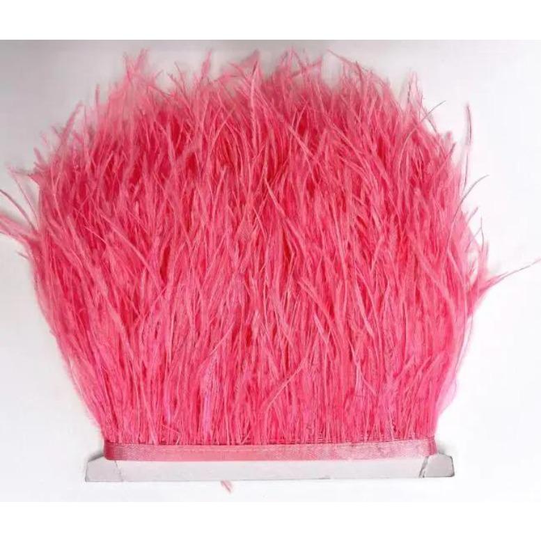Feather5m Ostrich Hair Fringe Feather Trims Stage Costume Accessories Manufacturers