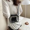 Chic And Stylish Spring Fashion Jelly Shoulder Bag For Women In Black White Green Yellow And Pink Colors