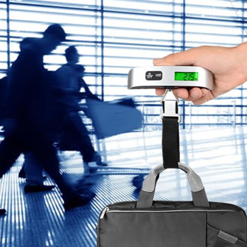 50kg Digital Suitcase Scale Hanging Scale Electronic LCD Travel Suitcase Luggage Bag Weight Scales