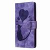 Capa Flip de Couro para Funda Samsung Galaxy A56 A36 A16 A26 A55 A35 A25 A15 A54 A34 5G Capas Carteira Gatinho Fofo 3D Capa de Telefone Mulheres