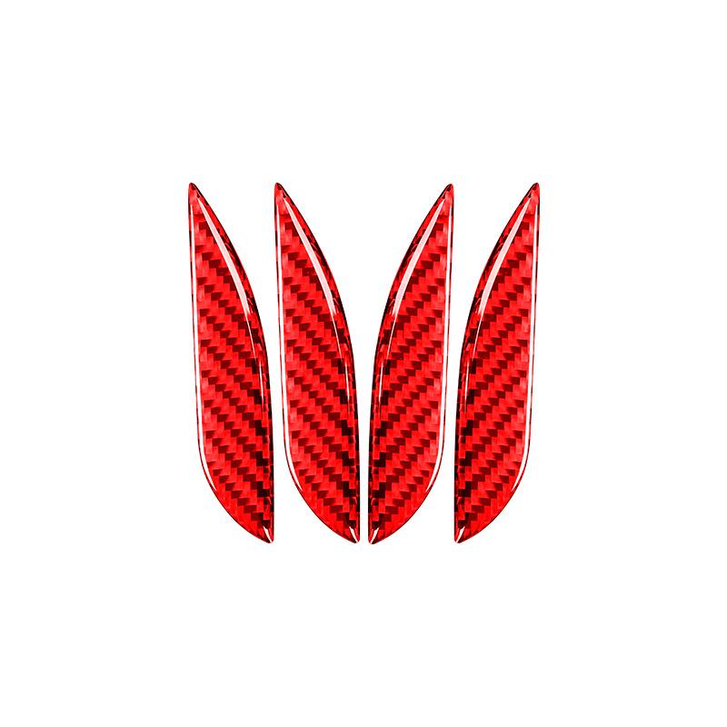 For BMW 3 Series F30 2013-2018 Accessories Carbon Fiber Interior Car Interior Door Handle Decoration Cover Trim Frame Stickers