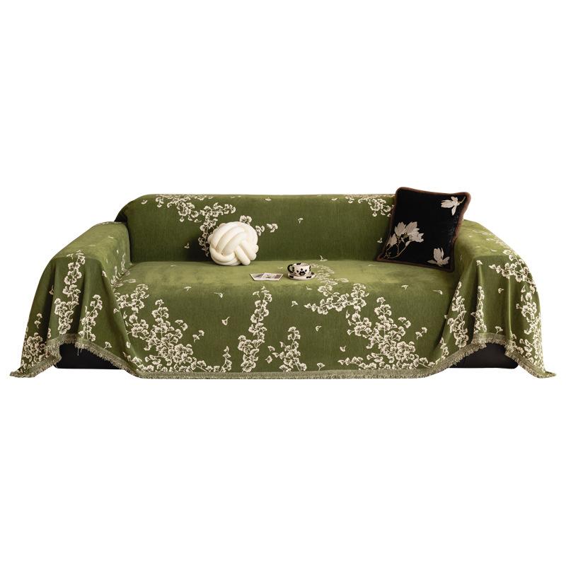 Housse de canapé premium Chenier coussin de siège rétro universel toutes saisons, une serviette de canapé tout compris anti-griffures de chat