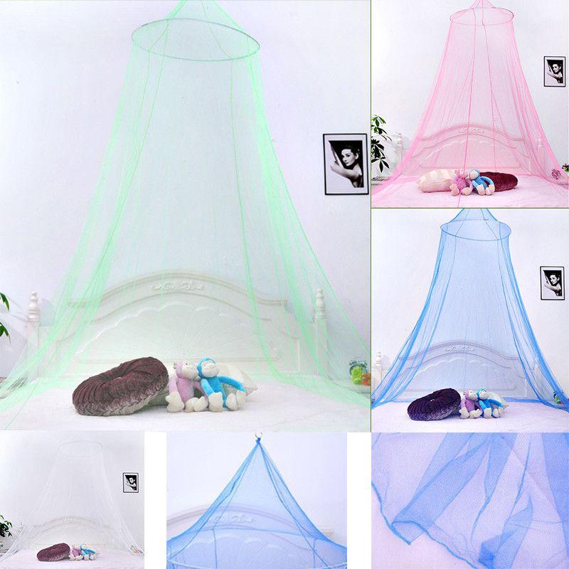 Premium Round Mosquito Net Dome For King Queen Double Beds With Fine Poly Mesh