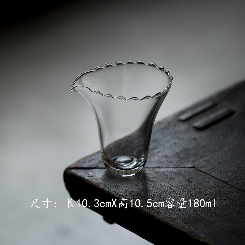 High Borosilicate Glass Thickened Tea Pitcher Tea Divider Cha Hai Dispenser Justice Cup Fair Mug Teaware Decoration Accessories